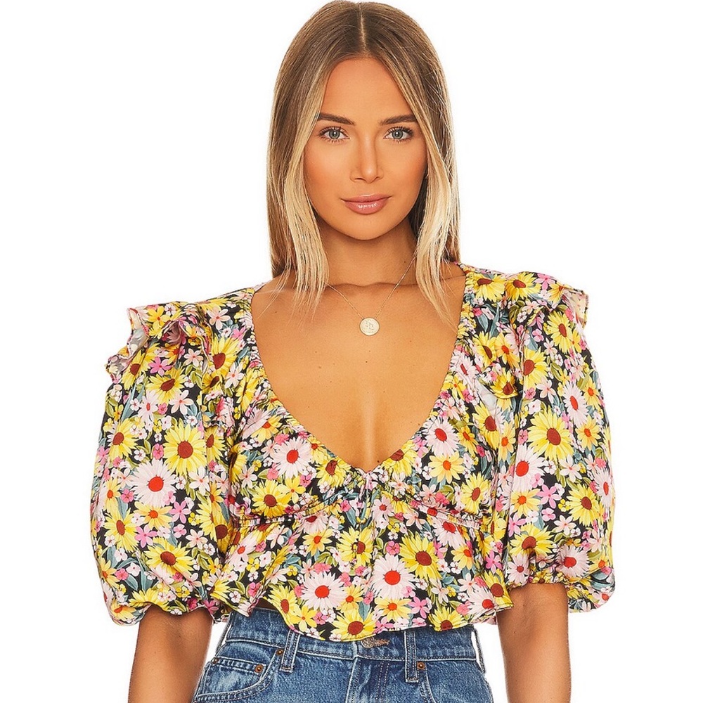 For Love & Lemons Crop Top